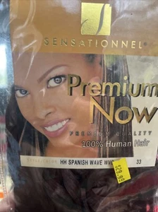 Sensationnel Premium Now 100% Human Hair Style HH Spanish Wave WVG 12 Color 33 - Picture 1 of 5