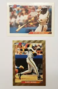 1992 Bowman #60 Barry Bonds & #590 Gold Foil Pittsburgh Pirates - Picture 1 of 2