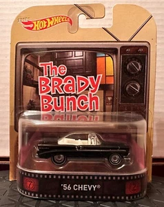 Hot Wheels 1956 Chevy Convertible BRADY BUNCH 1:64 Black MOC Tri-5 - Picture 1 of 3
