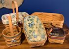 LOT OF 5 LONGABERGER BASKETS, SPRING-FATHERS DAY TEE-VEGETABLE