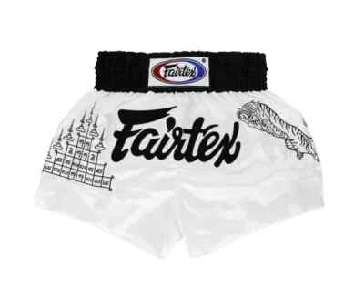 BS0637 Fairtex Embroided Muay Thai ShortsThai Boxing Shorts From Thailan-Satin - Image 1 of 2