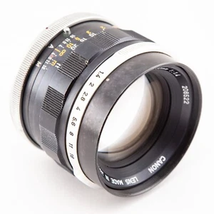 Canon FL 50mm f1.4 objectif / manual focus telephoto lens - Imagen 1 de 17