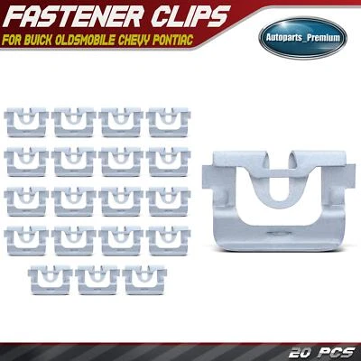 20Pcs 23.25mm Window Reveal Moulding Clips Retainer for Buick Oldsmobile Chevy - Image 1 of 4
