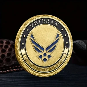 Moneda Desafío Oro Veterinario Fuerza Aérea de Estados Unidos - Excelente Regalo - Imagen 1 de 2