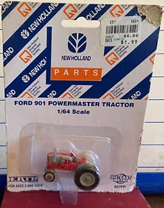 Ford 901 Powermaster Tractor 1:64 New Holland Blister Pack 1995 Mint On Card - Picture 1 of 3
