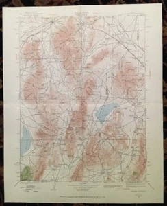 Mapa topográfico del USGS Datos de 1932 SONOMA RANGE QUADRANGLE, NEVADA - Imagen 1 de 6