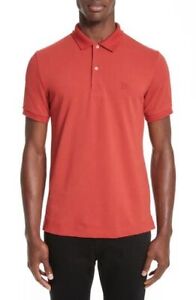 Men's Burberry Oxford Classic Fit Solid Polo, Size Medium - Red