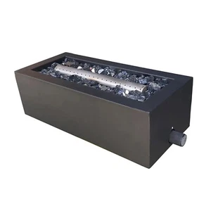 Four Seasons Courtyard 10,000 BTU Gas Tabletop 14" Stainless Steel Fire Pit - Picture 1 of 8