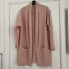 Rate Size 14 Open Edge Pink Duster Coat 