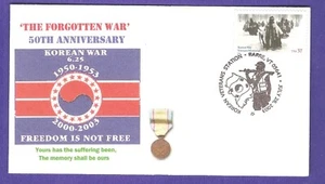 GREYTCOVERS MILITARY COVER SALUTING 50TH ANNIVERSARY OF KOREAN WAR  - Picture 1 of 1