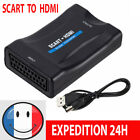 1080P Hd Scart Peritel Vers Hdmi Convertisseur Tv Vidéo Audio Adaptateur