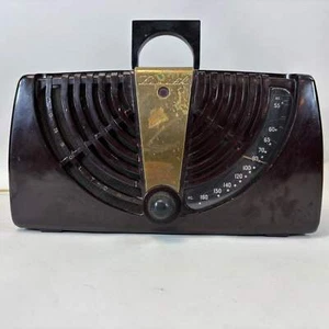 Zenith 6D015 Vintage Bakelite Radio 2-109 - Works! - Picture 1 of 7