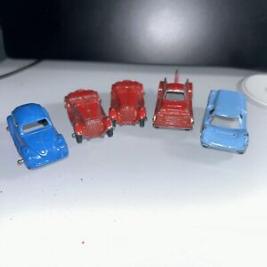 tootsie toy 5 lot vintagevolts Wagon, MG, Ford & Tow Truck