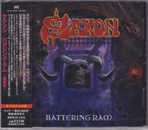 Saxon 2015 2CD - Battering Ram (Japan CD+Obi 2024 Reissue) Iron Maiden - Sealed - Picture 1 of 2