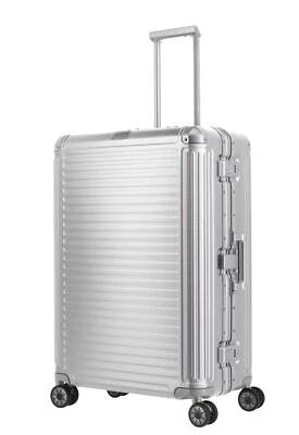 Travelite NEXT 4 Rollen Aluminium Koffer L 77 cm silber   Aussteller B Ware -% - Bild 1 von 4