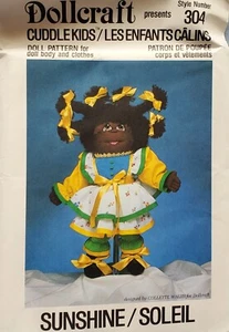 Doll Body & Clothes Sewing Craft PATTERN Sunshine By Dollcraft Uncut - Picture 1 of 2