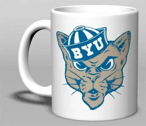 Vintage Brigham Young Booster Club 11oz Ceramic Mug Cover