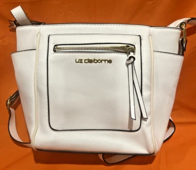 Cartera cruzada Liz Claiborne blanca Foto 1 de 4