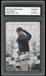 Tarjeta de novato Paul Skenes 2023 Leaf Prized 1er grado 10 RC LSU/Pittsburgh Pirates - Imagen 1 de 1