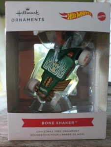 2024 HOT WHEELS HALLMARK EXCLUSIVE CHRISTMAS ORNAMENT-BONE SHAKER-MIP - Picture 1 of 1