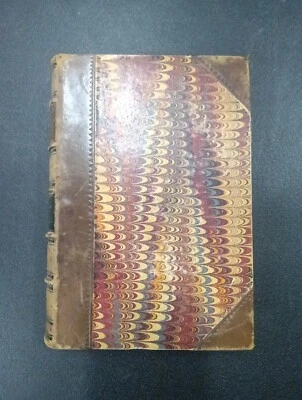 1857 Washington Irving Mahomet & His Successors Vol XII Leather Marbled Boards C - image 1 of 4