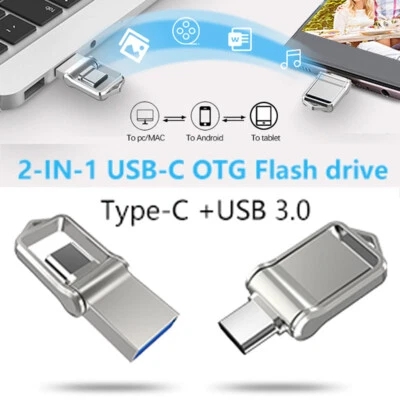 KOOTION Mini USB 3.0 Type C Dual USB Memory Stick OTG Waterproof Flash Drive Thumb Drive