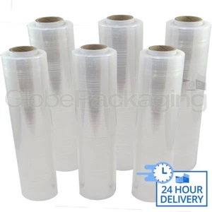 24 ROTOLI DI AVVOLGIMENTO TERMORETRAIBILE TRASPARENTE RESISTENTE PER PALLET - Foto 1 di 5