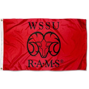 Winston Salem State Rams Flag Large 3x5 - Picture 1 of 7