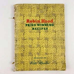 Vintage 1947 Robin Hood Prize Winning Recipes Cook Book Rita Martin Softcover - Imagen 1 de 13