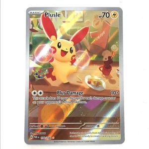 NM Plusle 193/182 Paradox Rift Illustration Rare Pokemon Card - Picture 1 of 5