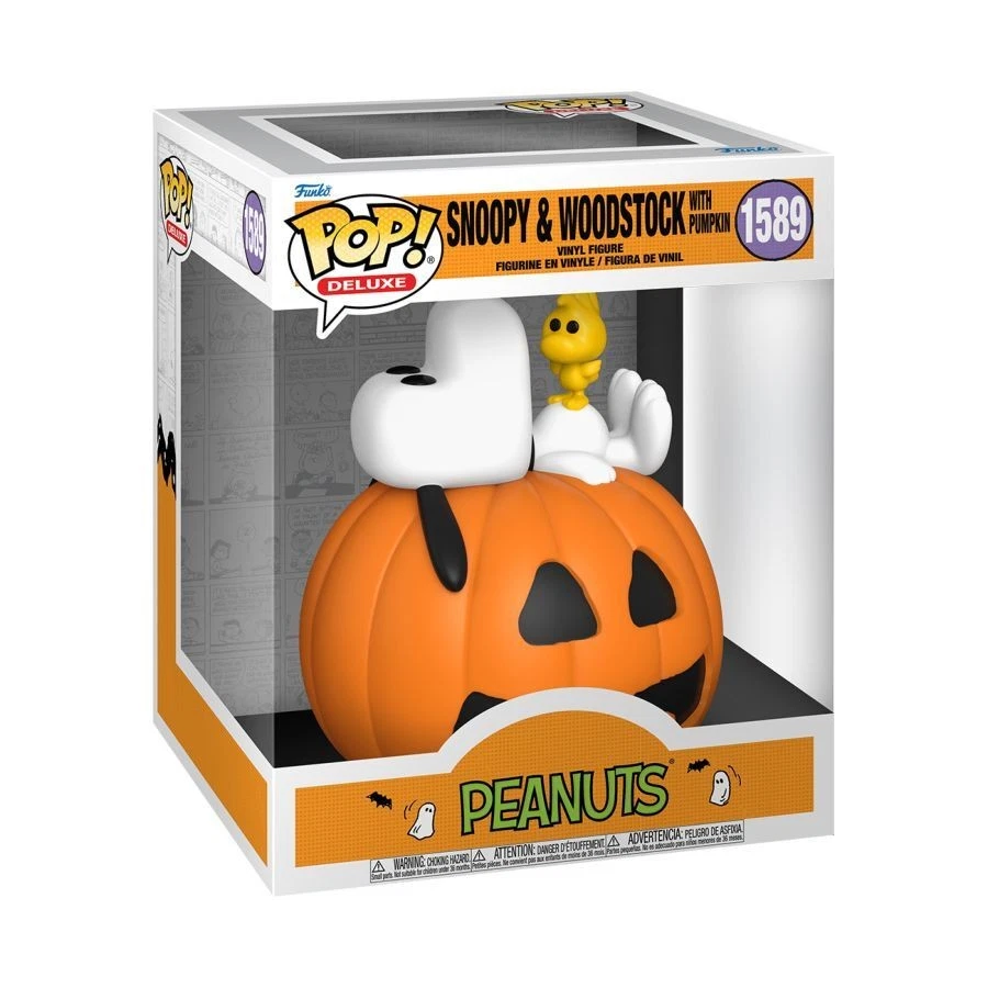 Figura de vinilo Funko Pop Deluxe Peanuts Great Pumpkin Snoopy & Woodstock 6 pulgadas #1589 Foto 1 de 2
