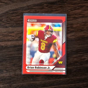 2024 Donruss Brian Robinson Jr. #39 Press Proof Red Commanders - Picture 1 of 2