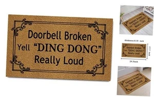 Funny Welcome Door Mats for Home Decor (17.7 x 29.5 inch) Gift Mats with Anti - Picture 1 of 7