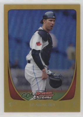 2011 Bowman Chrome Gold Refractor /50 JP Arencibia #56 - Image 1 of 2