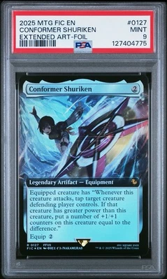 2025 Conformer Shuriken Foil Extended Art Final Fantasy MTG PSA 9 Mint - Image 1 of 4