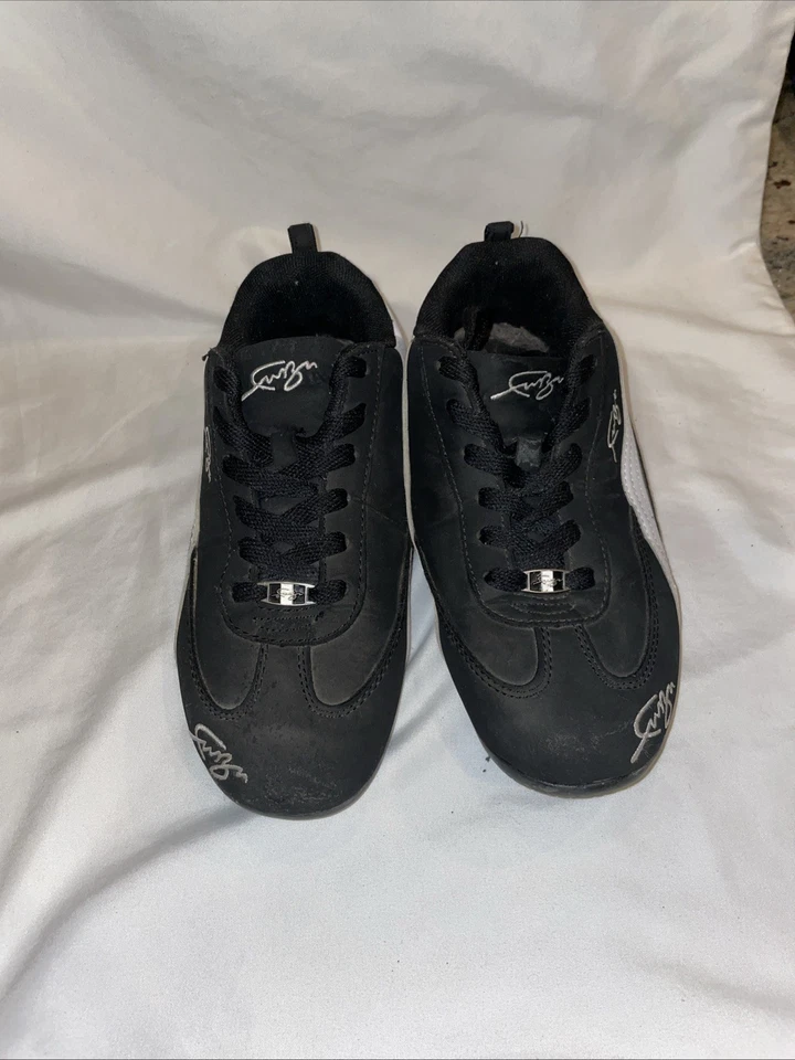 Tenis para mujer FUBU en blanco y negro - talla 7,5 (WMFB1300005) ropa de calle vintage Y2K Foto 1 de 4