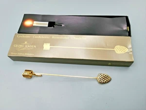 Georg Jensen Kerzenhalter Zapfen 16 cm Christmas Denmark Andreas Mikkelsen - Bild 1 von 4