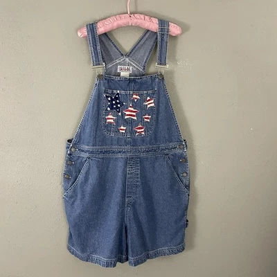 Mono vaquero Bill Blass de colección de los 90 1X para mujer bandera estrellas patriótico Foto 1 de 4