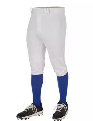 Champro Triple Crown 2.0 Knickers Baseball Pants Youth Medium White Used - Image 1 of 4