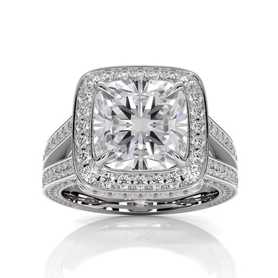 Cushion Diamond Engagement Ring GIA Certified J Color & SI1 clarity 2.3 ctw. - Image 1 of 4