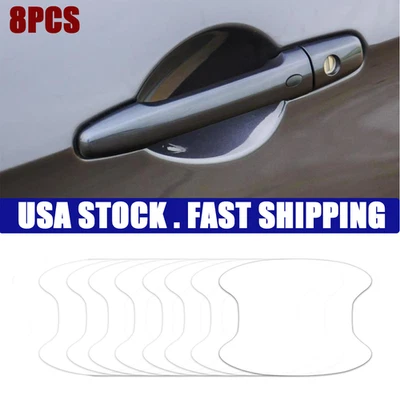 8pcs Anti Scratch Door Handle Cup Protector Cover For 2018-2023 Jeep Wrangler - Изображение 1 из 4