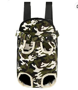 Medium Pet Front Cat Dog Carrier Backpack Travel Hiking Adjustable Bag Legs Out