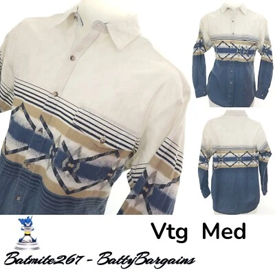 Camisa M De Colección Ediciones Básicas Para Hombres L/S Abotonada Azul Cambray Denim Diamante Mediana Foto 1 de 4