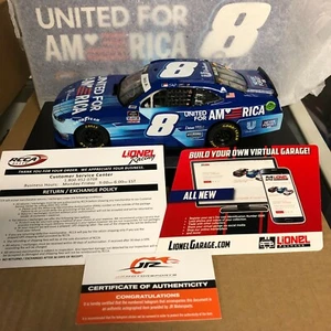 Dale Earnhardt Jr #8 2021 Camaro United Per America 1:24 1 Di 1,506 Autografato - Foto 1 di 7