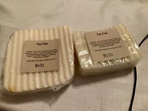 Tea Tree Handmade Bath Bar Soaps Sealed New Scented Free Fast ship - Picture 1 of 12