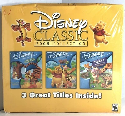 Disney Classic Pooh Collection - CD ROM Windows/Mac Sealed - 3 game set - BX19 - Image 1 of 4