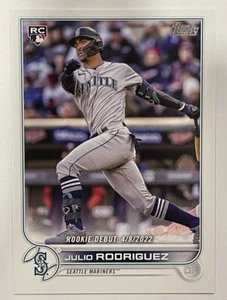 2022 Topps Update Baseball Julio Rodriguez RC Rookie Debut #US97 Mariners ⚾️ - Picture 1 of 2