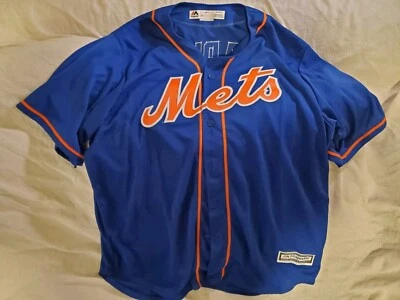 Jersey Majestic New York Mets Matt Harvey Azul Real Cool Base Talla XL Foto 1 de 4