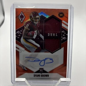 2021 Panini Phoenix - RPS Rookie Auto Dual Jersey Lazer Dyami Brown 54/125 - Bild 1 von 2