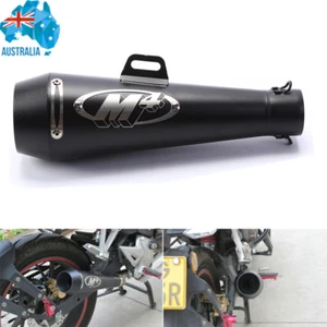 51mm Universal Carbon Exhaust Muffler Pipe Silencer for Motorbike Motorcycle AU - Picture 1 of 12